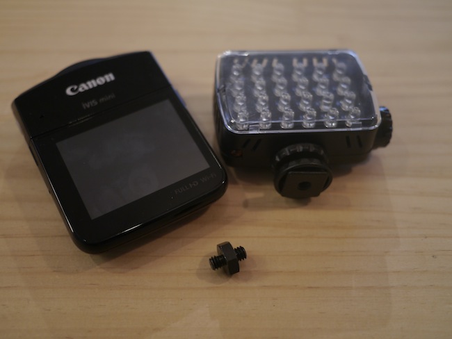 iVIS mini × Manfrotto MINI LEDライト 24 iVIS mini × Manfrotto MINI LEDライト 24